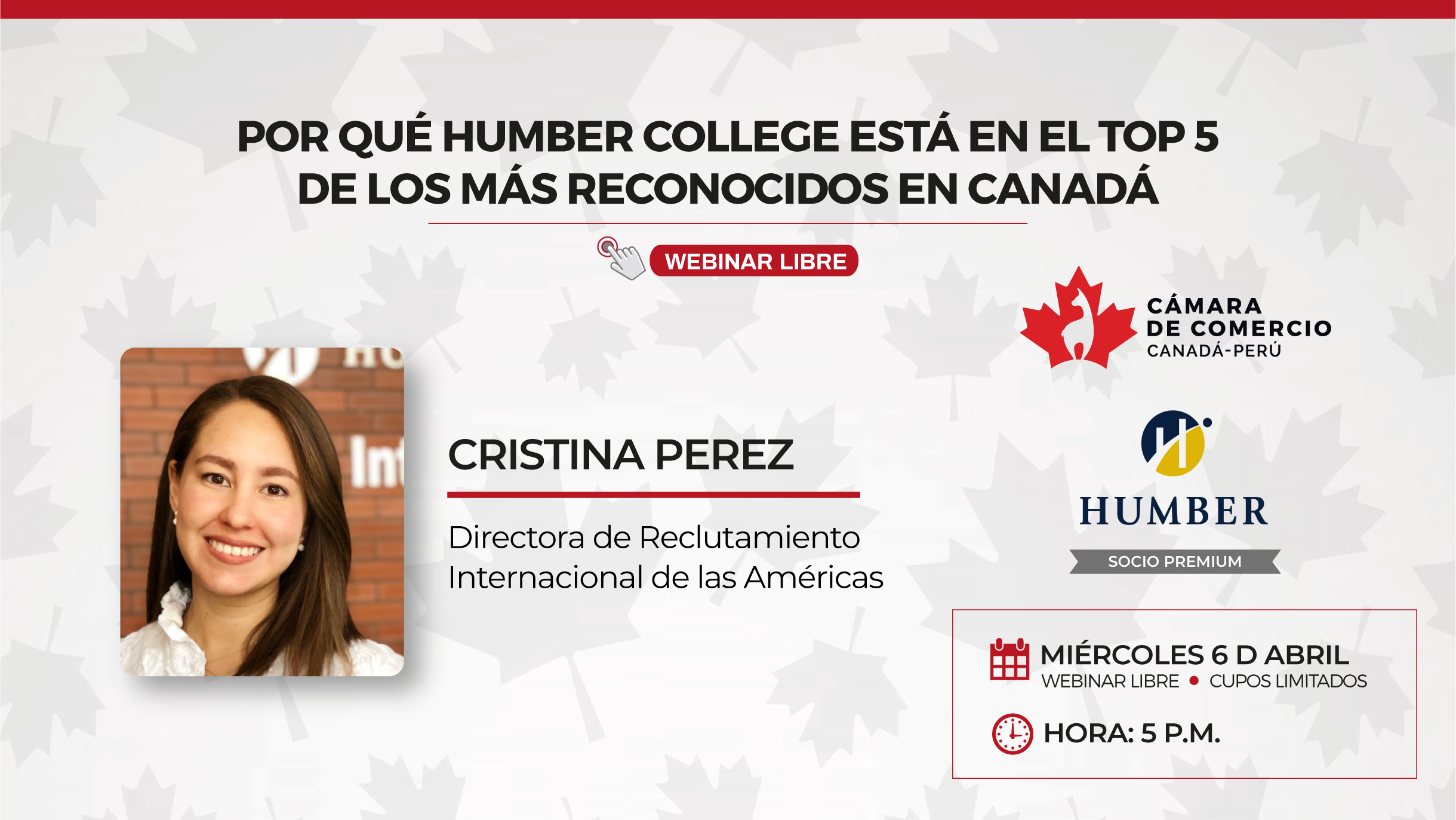 HUMBER COLLEGE POR QU HUMBER COLLEGE EST EN EL TOP 5 DE LOS M S   WEBINAR HUMBER 21 